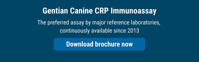 gentian canine crp - cCRP -immunoassay