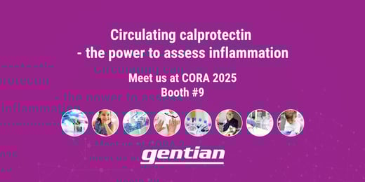 Meet Gentian and explore circulating calprotectin at CORA 2025