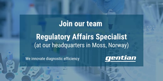 Join our team: Regulatory Affairs Specialist