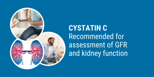 CYSTATIN C - Recommended for assessment of GFR and kidney function