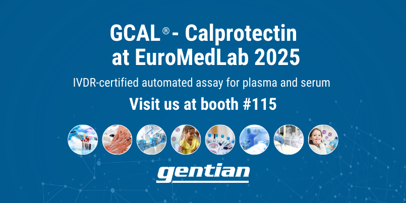 Gentian @ EuroMedLab 2025: Raising the standard in inflammation testing with GCAL®