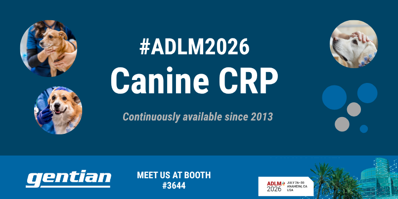 Canine CRP at ADLM 2026 - Optimizing inflammation testing in veterinary diagnostics
