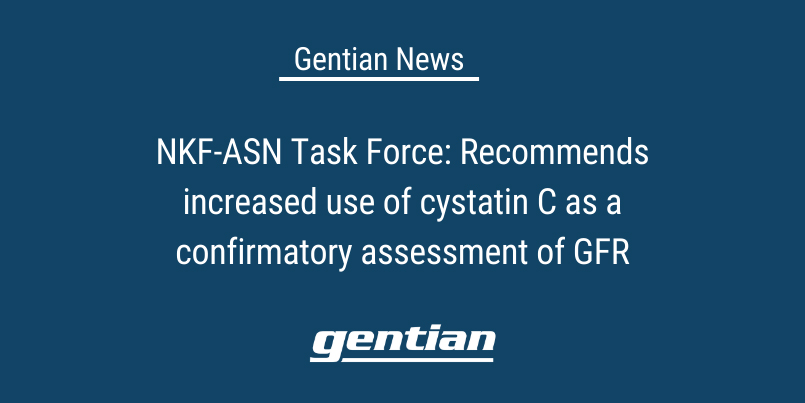 NKF-ASN Task Force: Recommends increased use of cystatin C