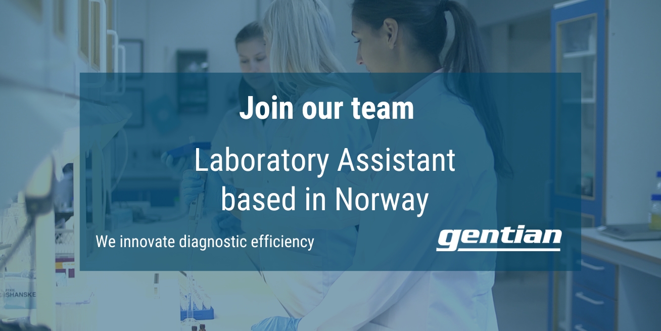 Available position: Laboratory Assistant - (Based in Norway)